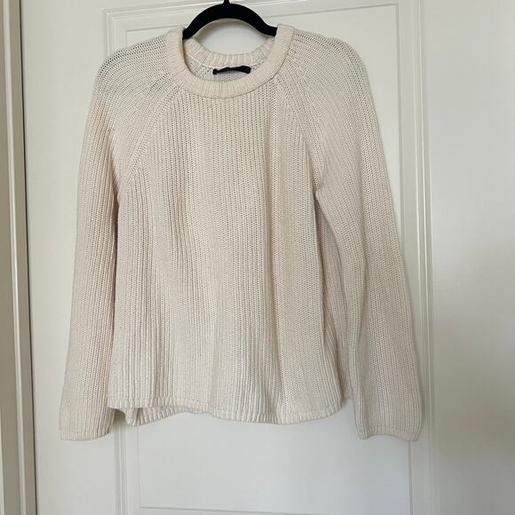 JENNI KAYNE Cotton Fisherman Sweater small - Picture 5 of 5